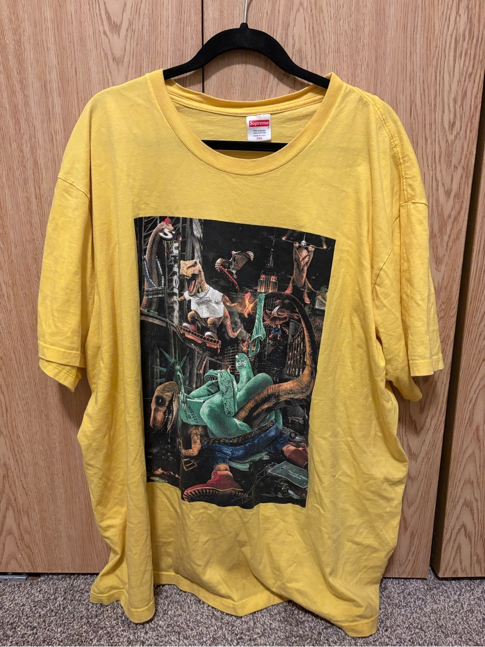 Supreme Yellow Short Sleeve Graphic Tee